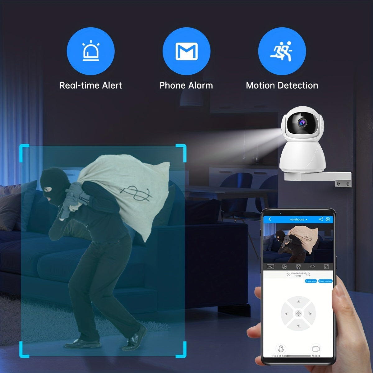 HD Wifi Camera for Smart Hom