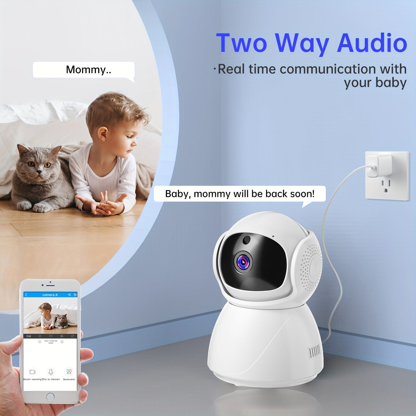 HD Wifi Camera for Smart Hom