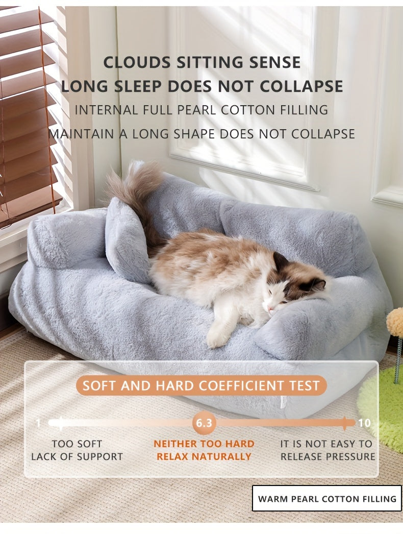Plush Cat Sofa Bed