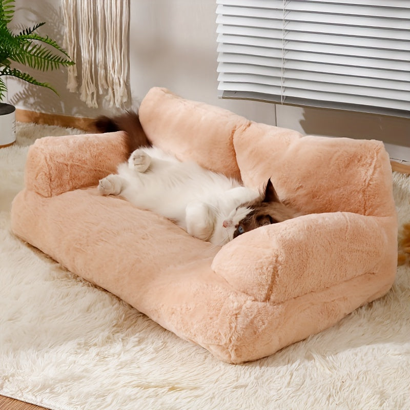 Plush Cat Sofa Bed