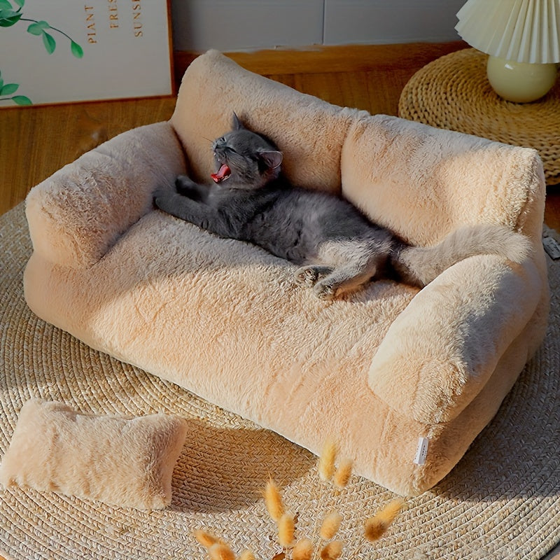 Plush Cat Sofa Bed