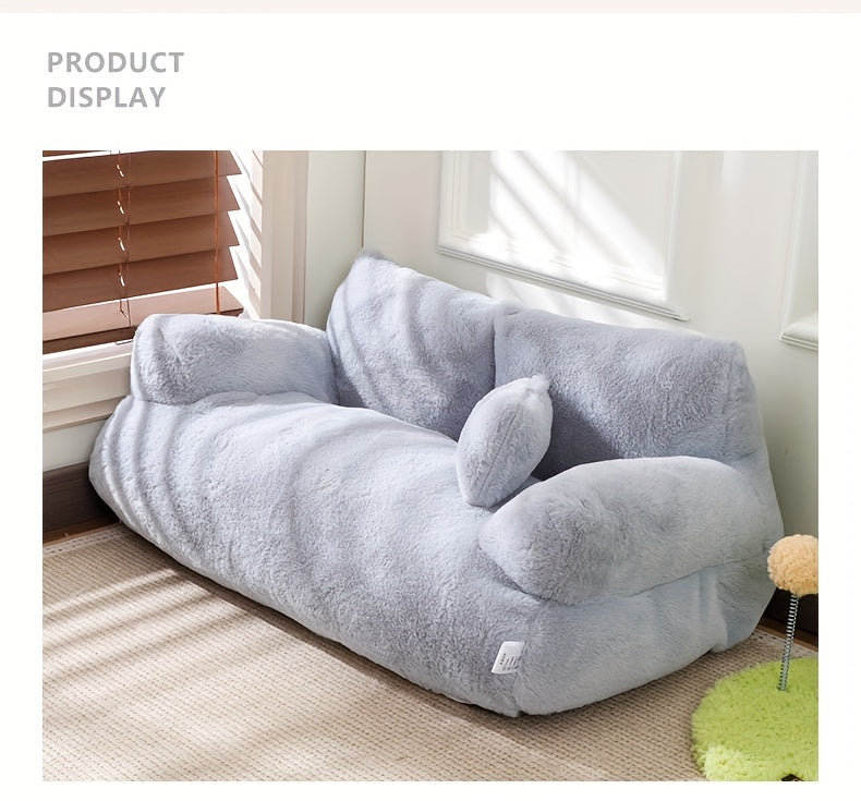 Plush Cat Sofa Bed