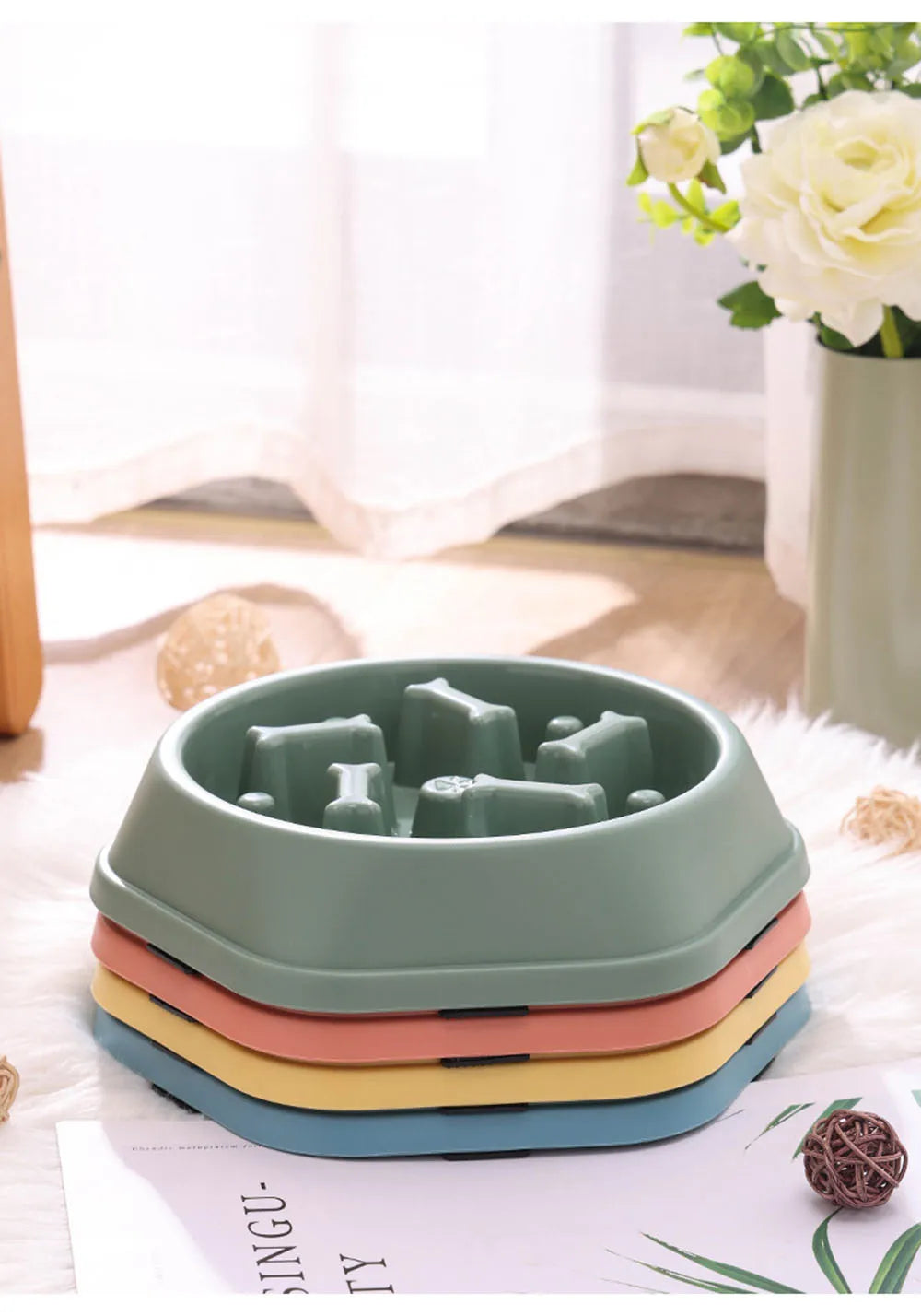 Slow Feeder Dog Bowls