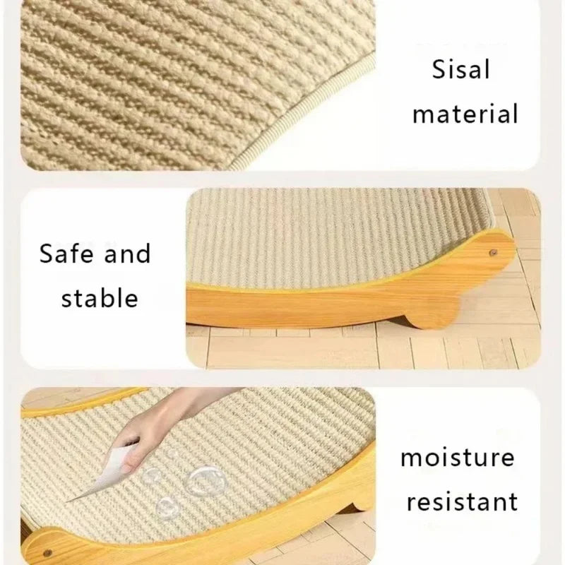 Wooden Cat Scratching Pads