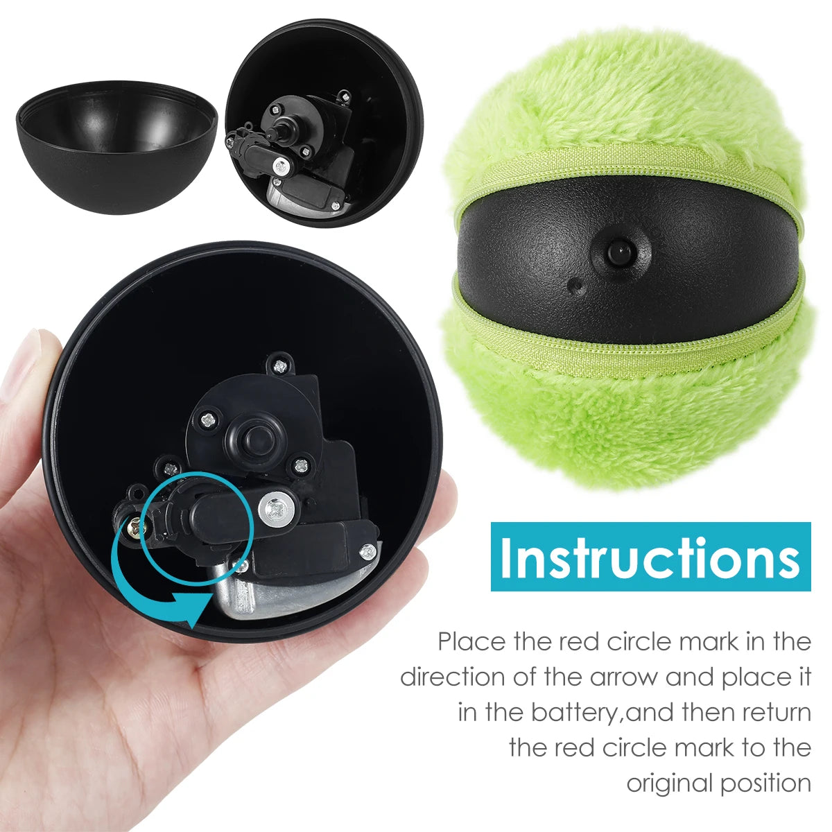 Pet Ball Toy Automatic Rolle