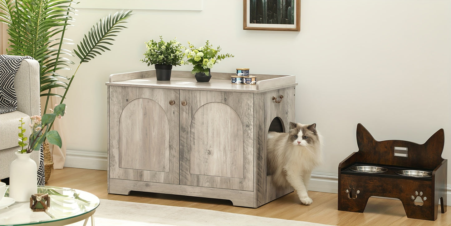 Cat Cabinet with Handles