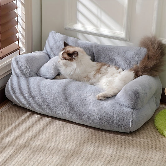 Plush Cat Sofa Bed