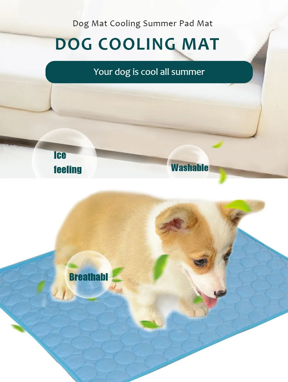 Dog Bed Cooling Mat